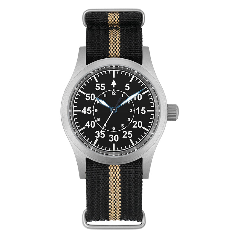 Militado ML05 38mm Sapphire Crystal Pilot Field Watch