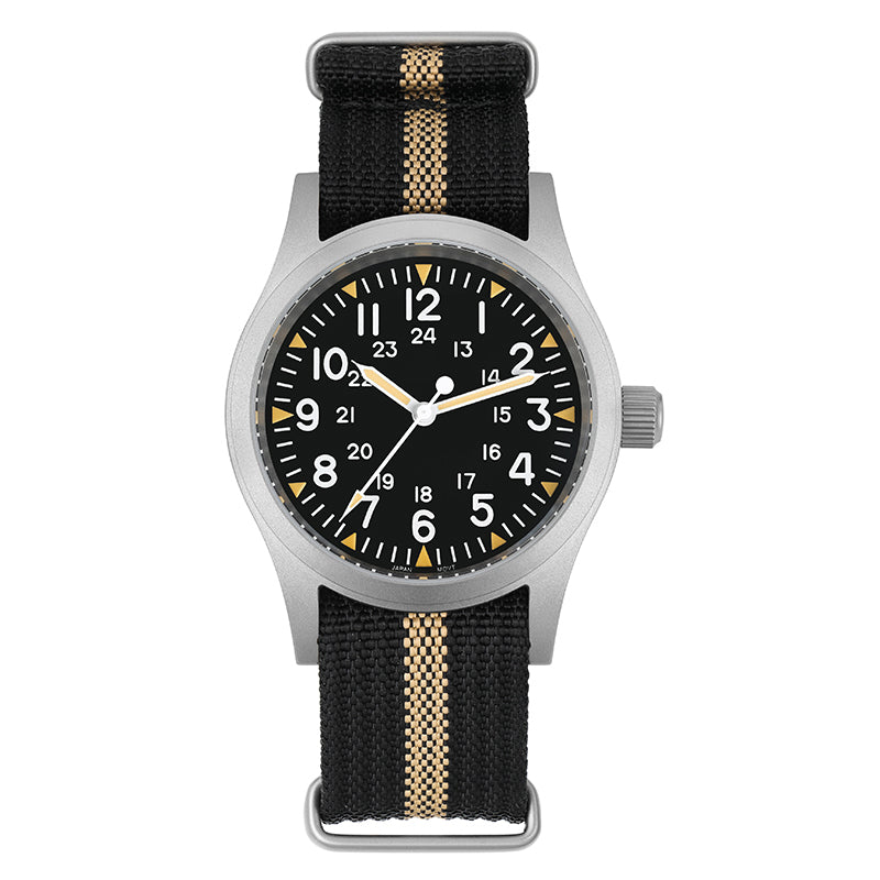 UK Warehouse ▪ Militado ML05 38mm Sapphire Crystal Pilot Field Watch