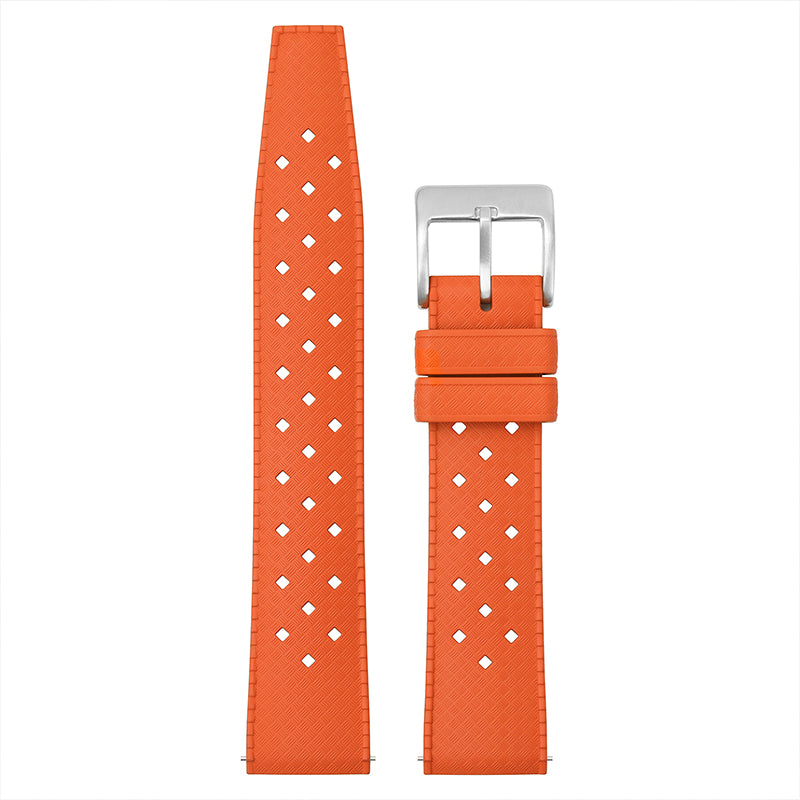 Premium-Grade Tropical FKM Rubber Watch Strap