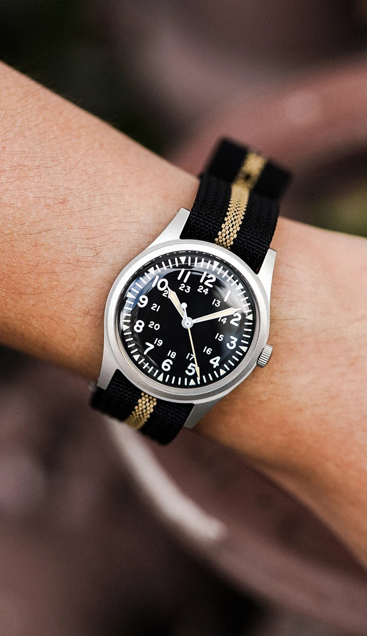 RDUNAE RA03 Retro Military 34.5mm Men Watch