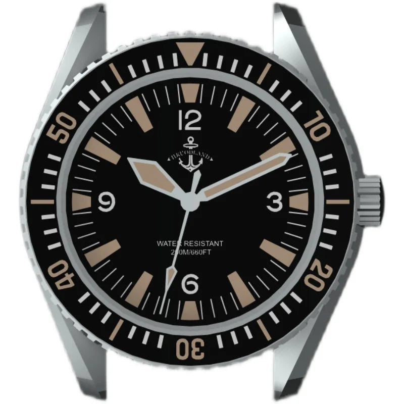 Hruodland 40mm Retro Diving Men Watch