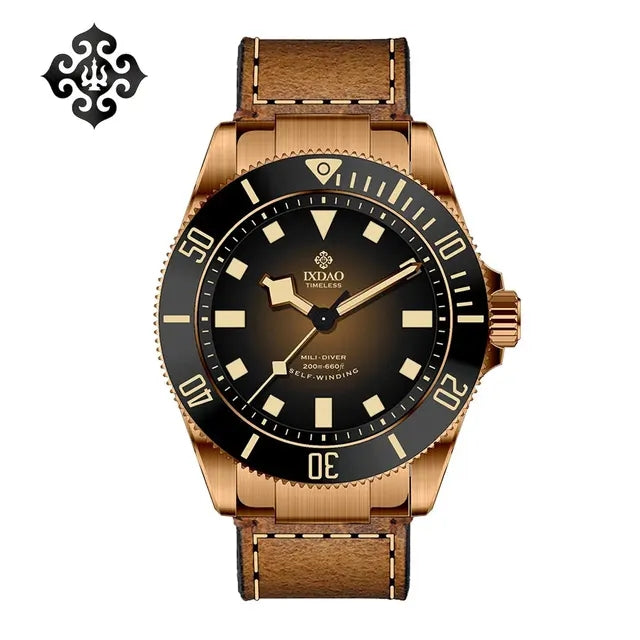 IXDAO Bronze 39mm Automatic Dive Watch