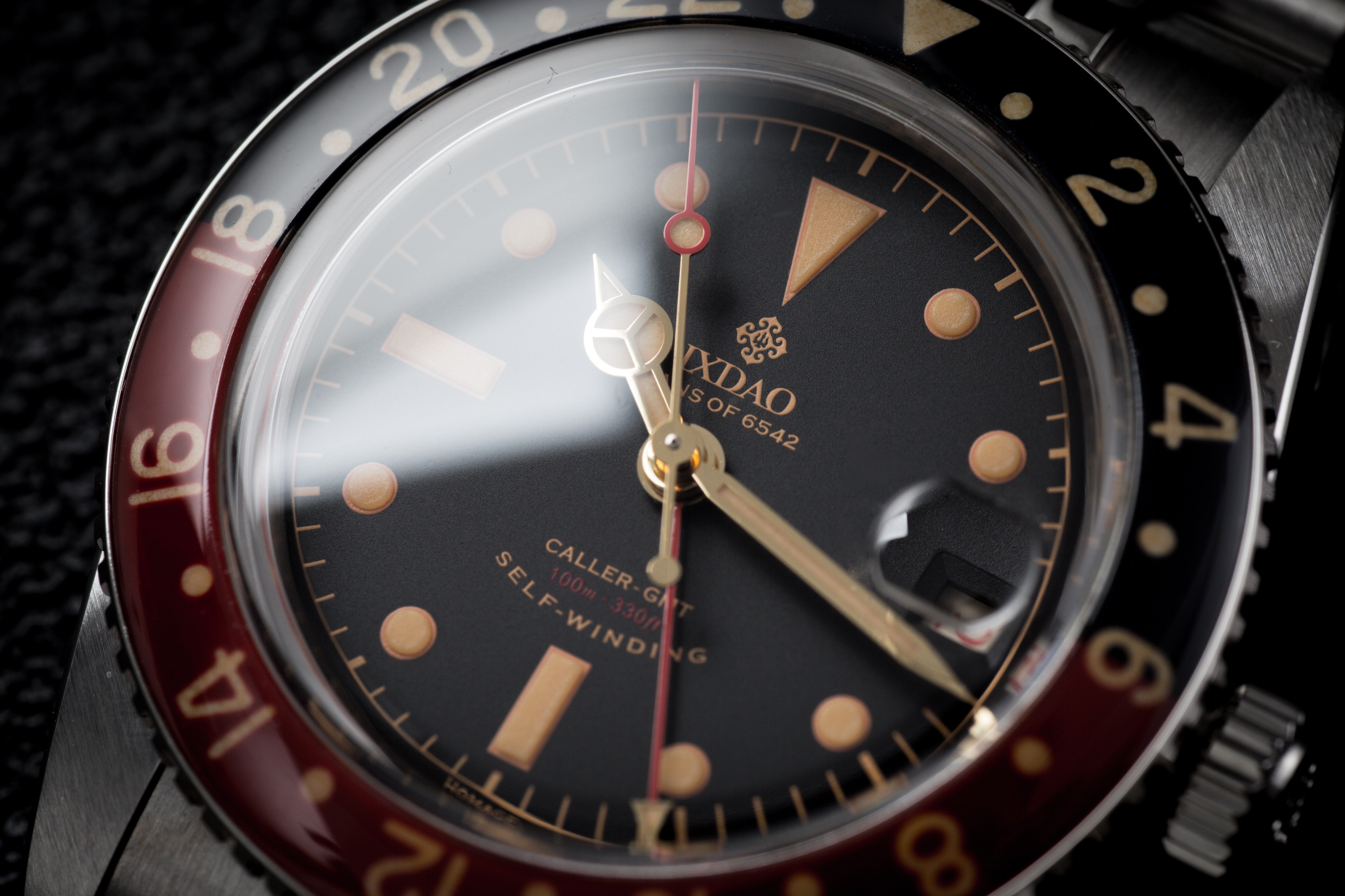 ☆11.11 Special☆IXDAO 6542 Vintage 38MM NH34 GMT 904L Automatic