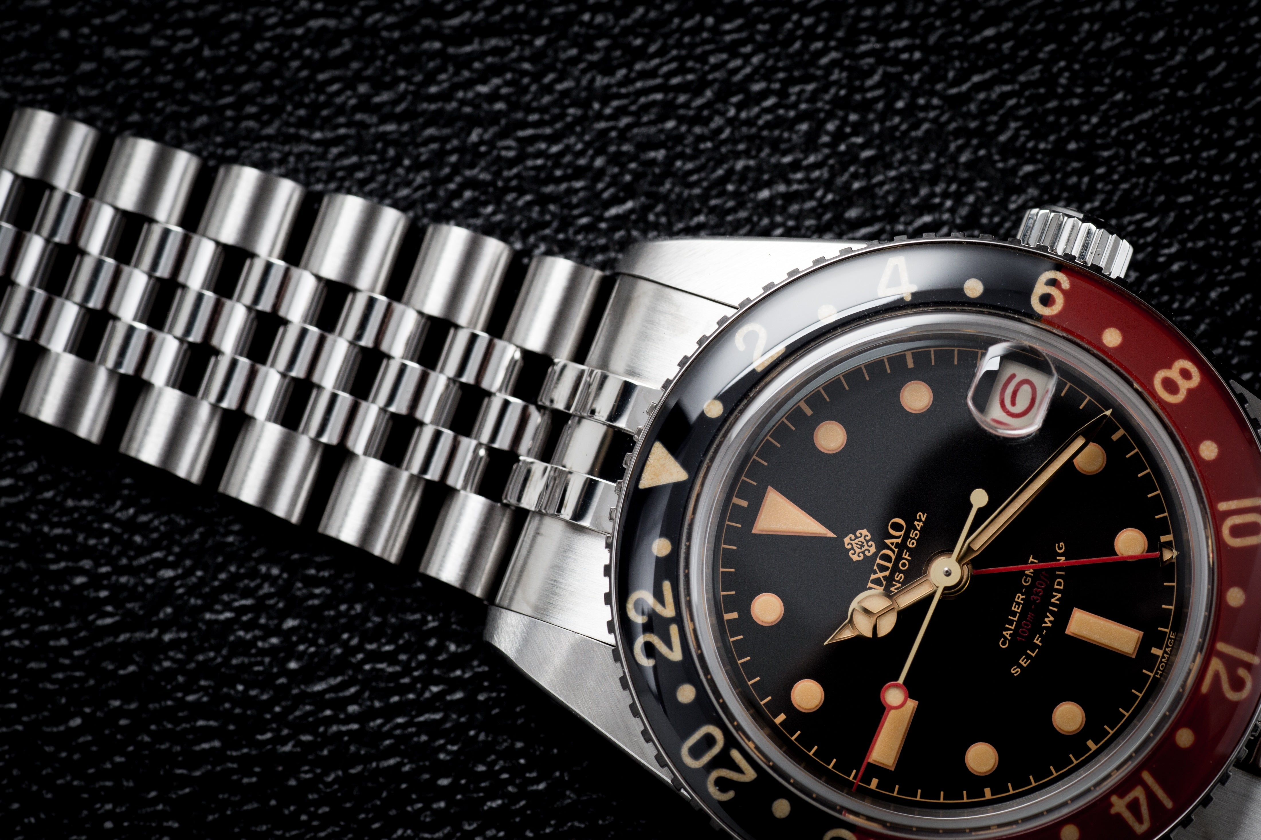 ☆11.11 Special☆IXDAO 6542 Vintage 38MM NH34 GMT 904L Automatic