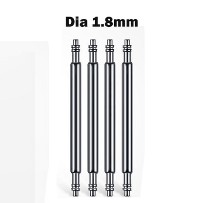 10PCS Dia 1.5/1.8mm Spring Bars for 18/20/22mm Watch Strap