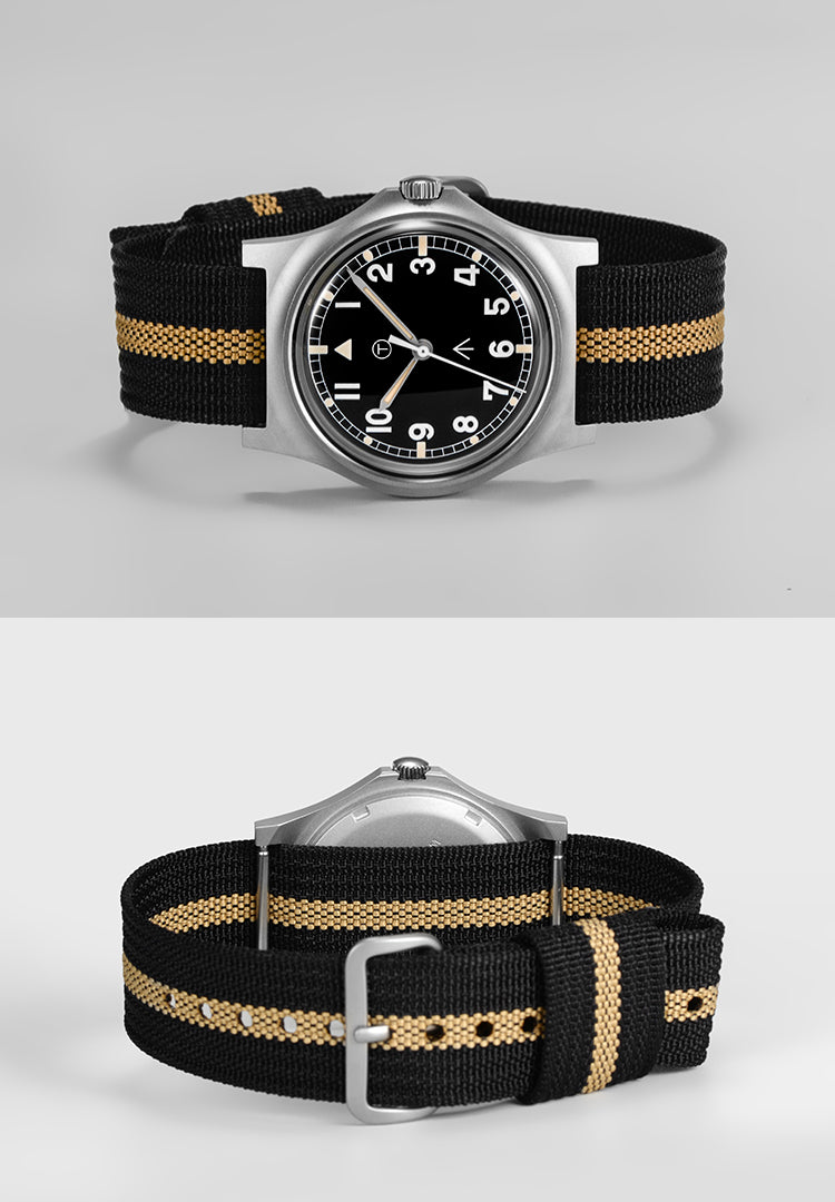 RDUNAE RA01 Retro Military 36.8mm Men Watch