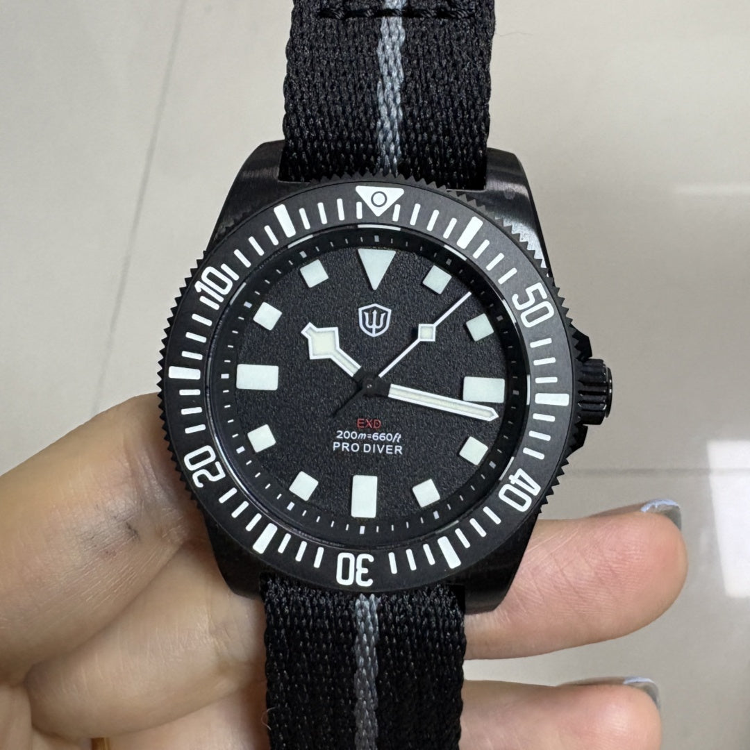 Watchdives 40mm EXD Titanium Diver Watch