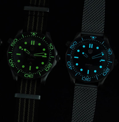 🔥EarlyBird🔥Seafarer WD007Q VH31 Titanium NTTD Dive Watch