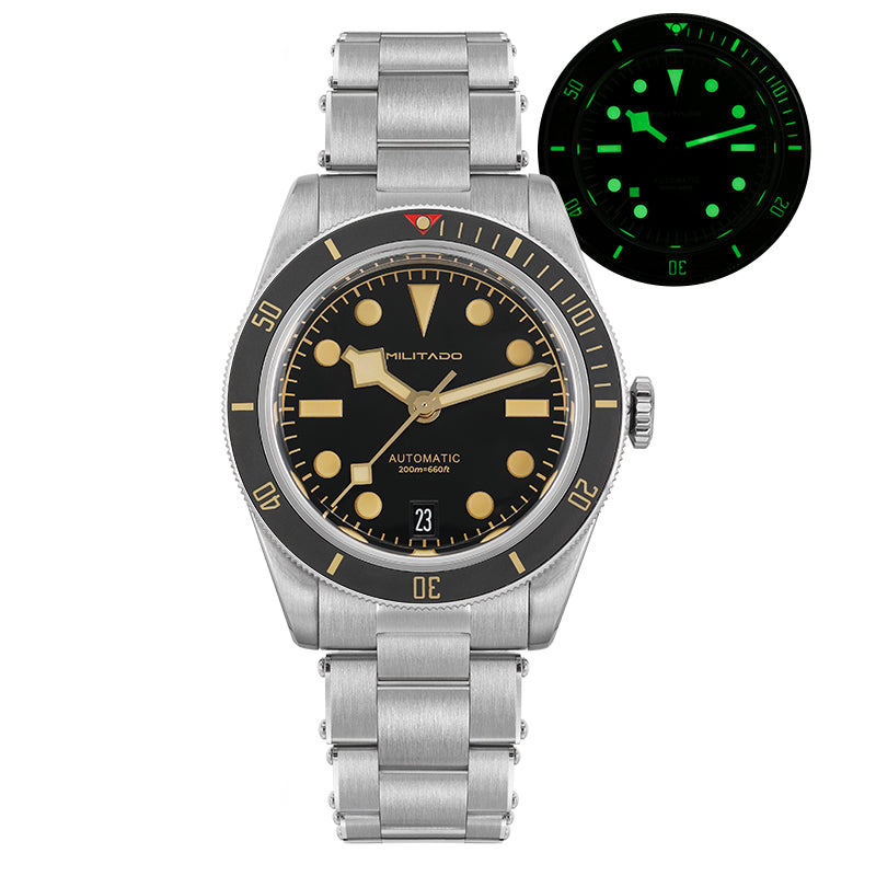 Militado BB58 38mm Mechanical dive Watch