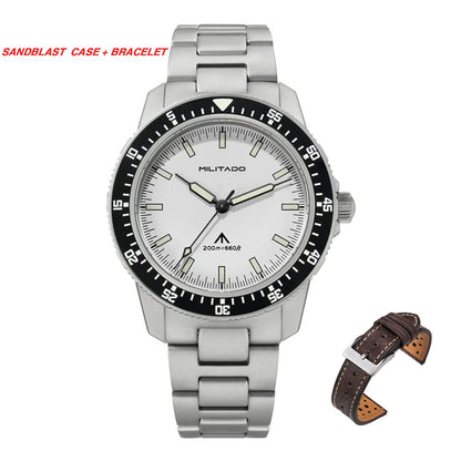 Militado 39.5mm Men Watch VH31 Sweeping Movt ML25