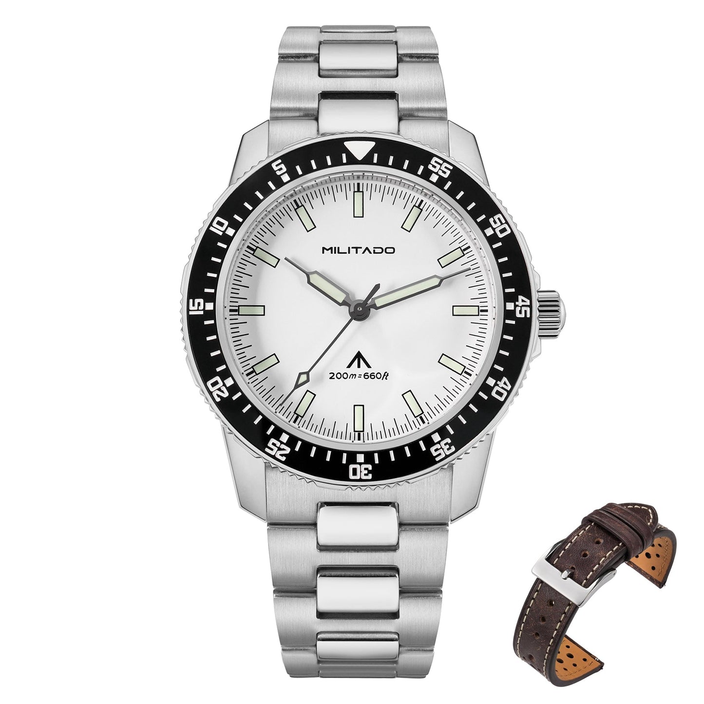 Militado 39.5mm Men Watch VH31 Sweeping Movt ML25