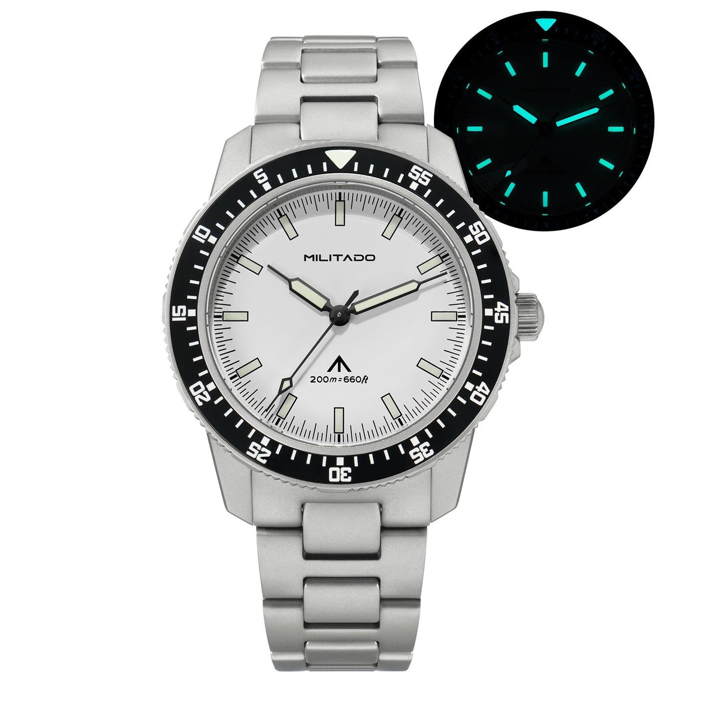 Militado 39.5mm Men Watch VH31 Sweeping Movt ML25