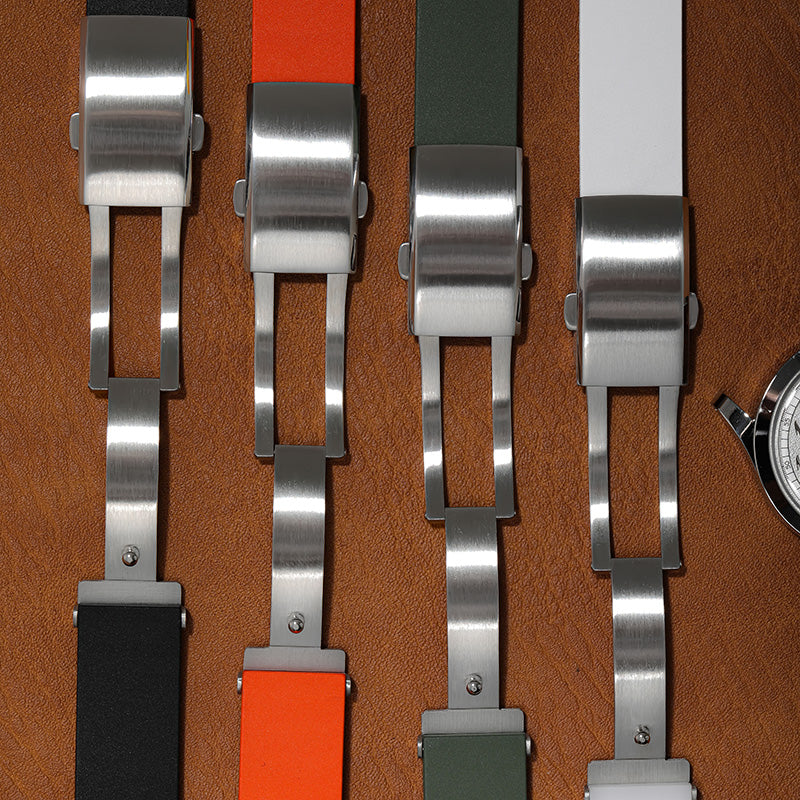 Cut-to-Size FKM Rubber Watch Strap