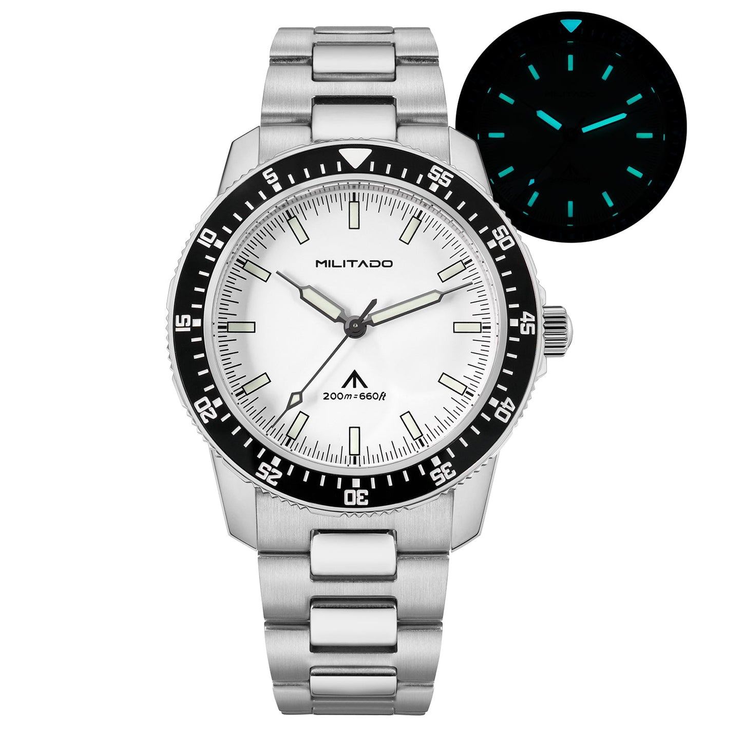 Militado 39.5mm Men Watch VH31 Sweeping Movt ML25
