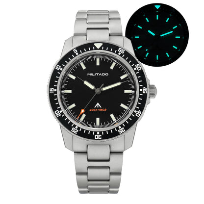 Militado 39.5mm Men Watch VH31 Sweeping Movt ML25