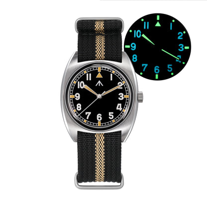 Militado Vintage 36mm Military Watch W10 Remake ML17