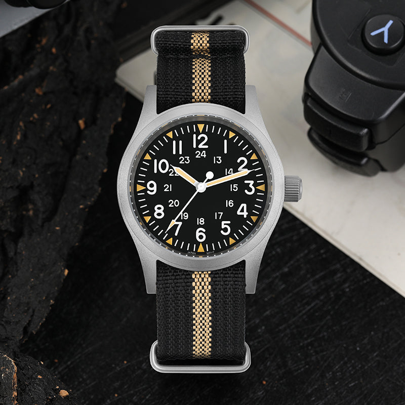 Militado ML05 38mm Sapphire Crystal Pilot Field Watch