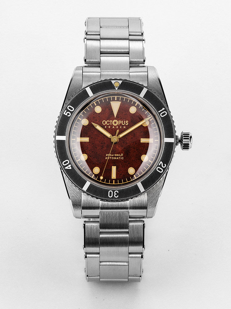 Octopus Kraken tropical brown dial lifestyle image