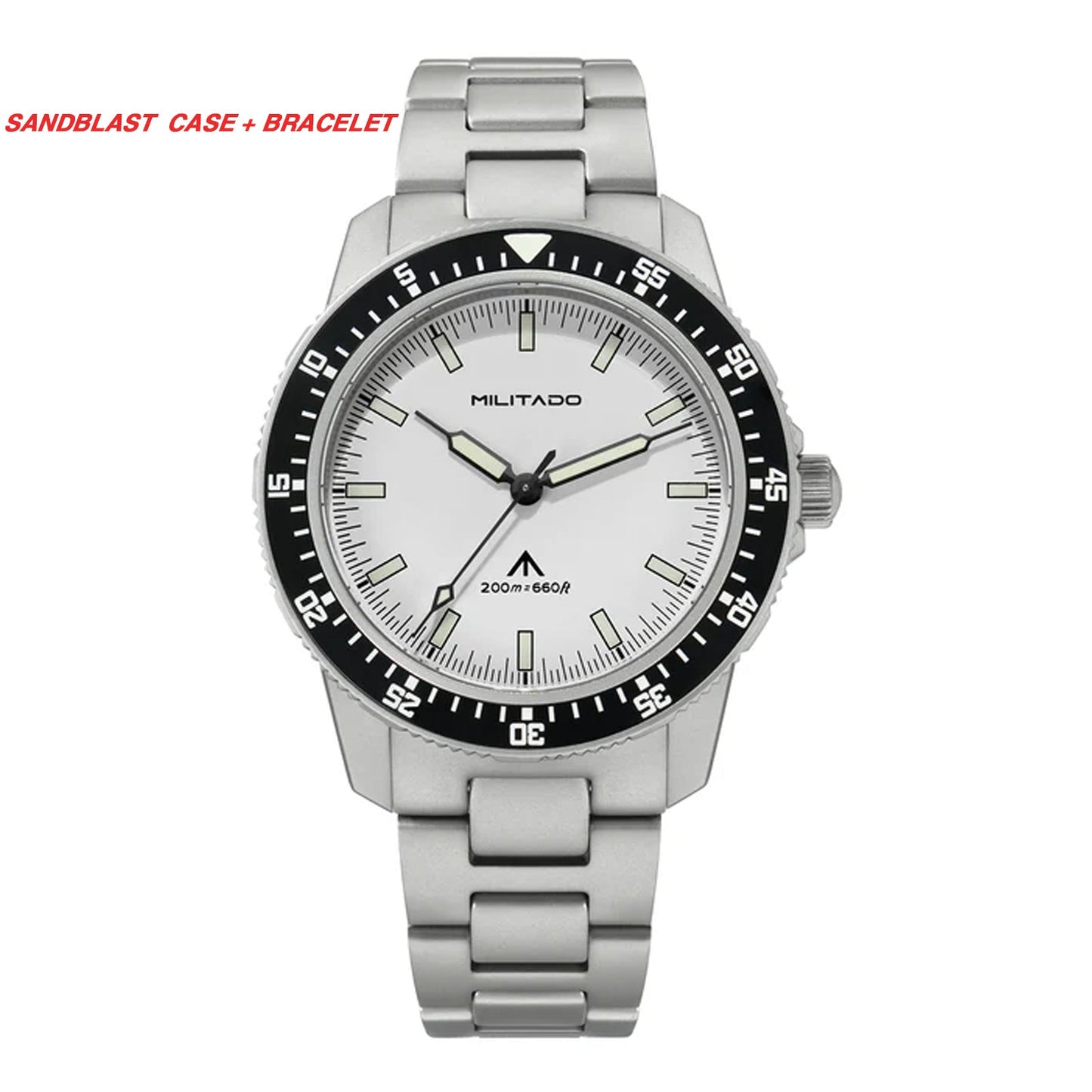Militado 39.5mm Men Watch VH31 Sweeping Movt ML25