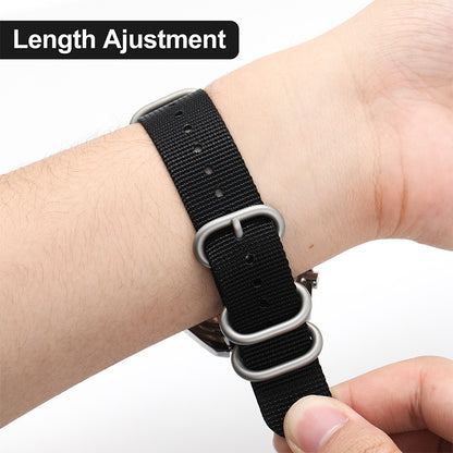 Thick Premium Woven Nylon Military Watch Strap Band
