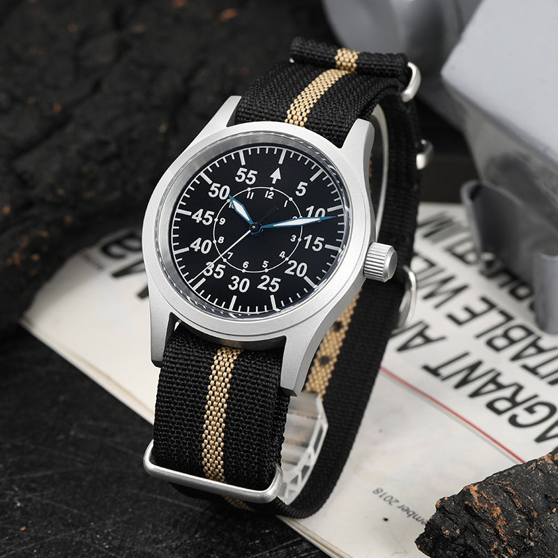 Militado ML05 38mm Sapphire Crystal Pilot Field Watch