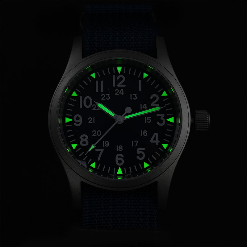 Militado ML05 38mm Sapphire Crystal Pilot Field Watch