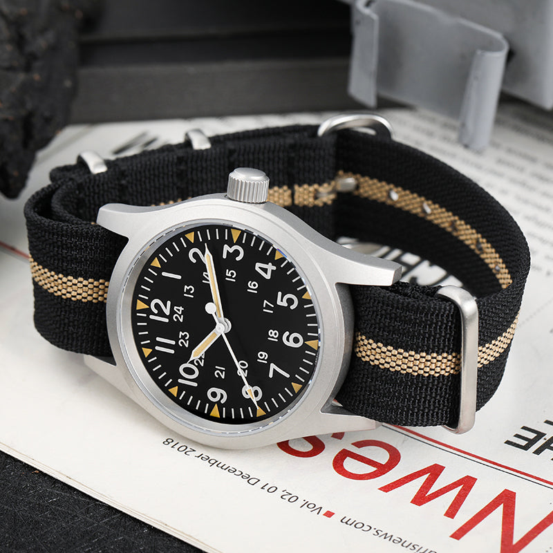 Militado ML05 38mm Sapphire Crystal Pilot Field Watch