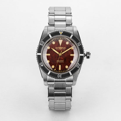 Octopus Kraken tropical brown dial front view