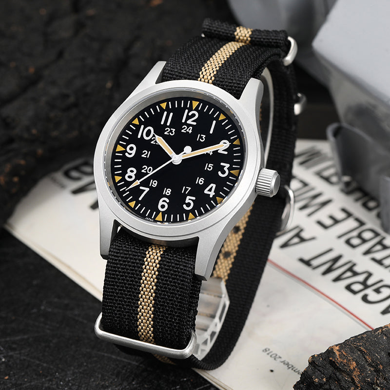 Militado ML05 38mm Sapphire Crystal Pilot Field Watch