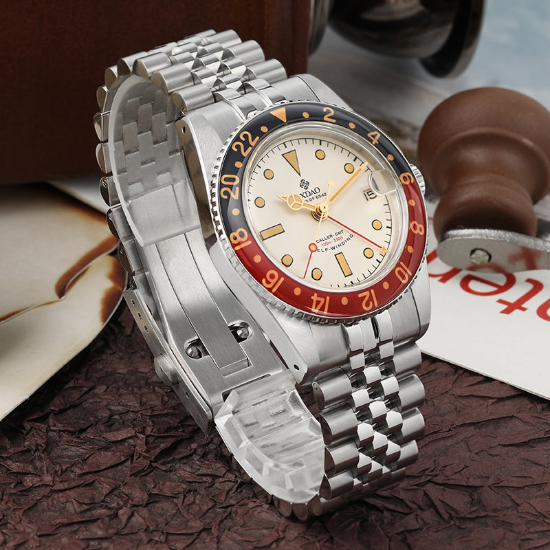 ☆11.11 Special☆IXDAO 6542 Vintage 38MM NH34 GMT 904L Automatic