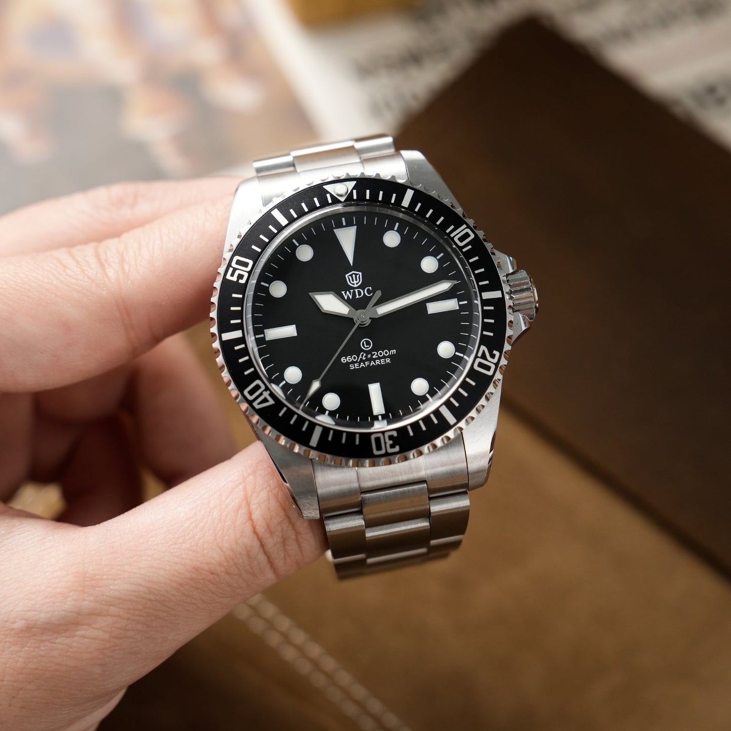 Watchdives Seafarar WD5513Q 40mm VH31 Sub Diver Watch