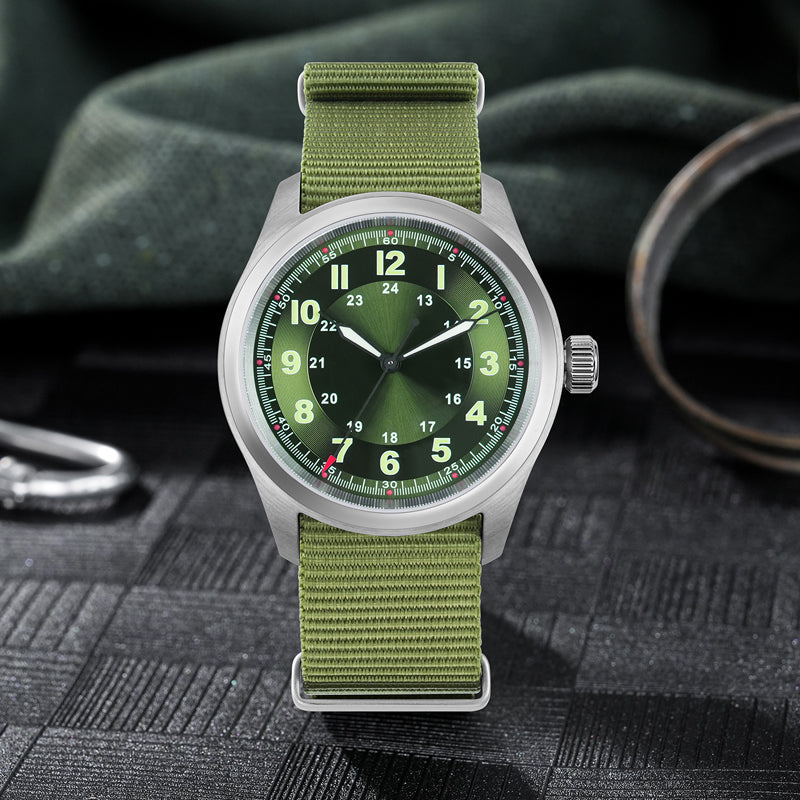 ★UK Warehouse★Militado VH31 38mm Field Watch ML08