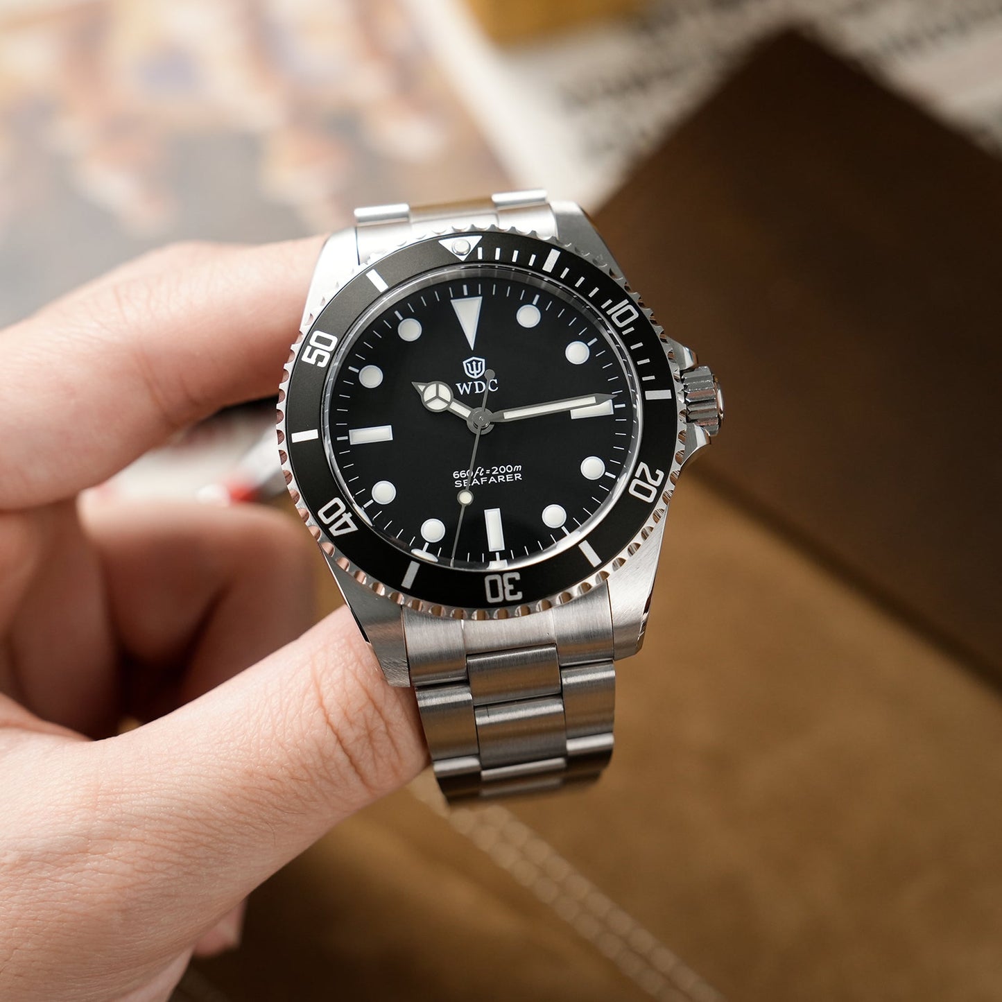 Watchdives Seafarar WD5513Q 40mm VH31 Sub Diver Watch