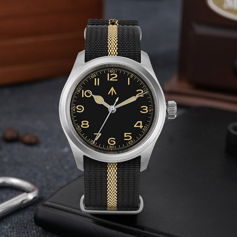 ★UK Warehouse★Militado VH31 38mm Field Watch ML08