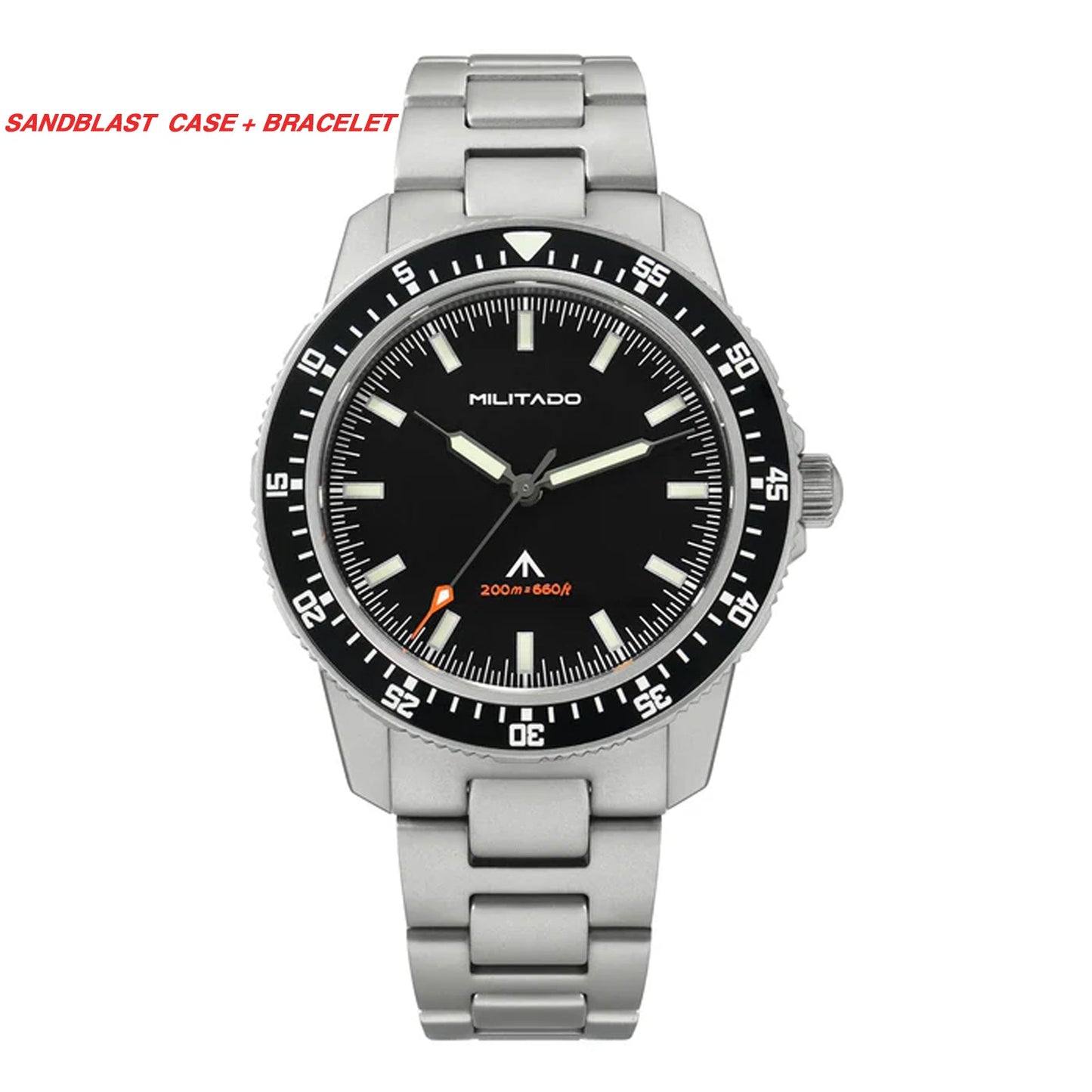 Militado 39.5mm Men Watch VH31 Sweeping Movt ML25