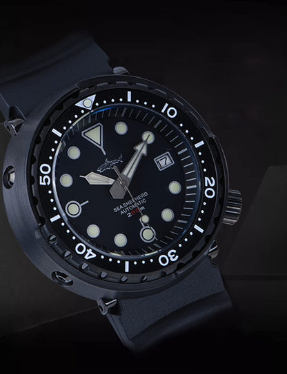 Heimdallr Black PVD Tuna Can Watch