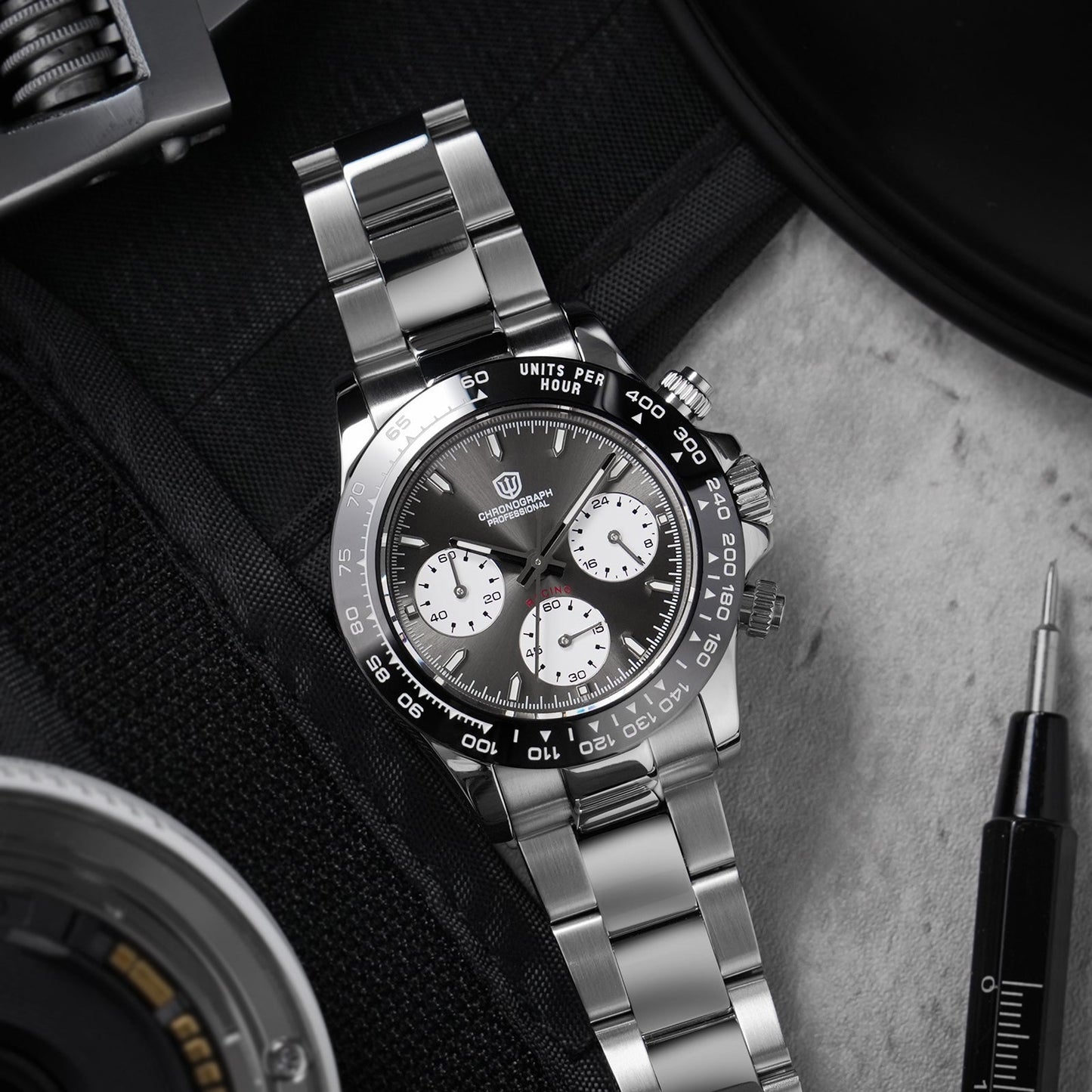 Watchdives WD16500 38mm VK63 Chronograph Watch V2