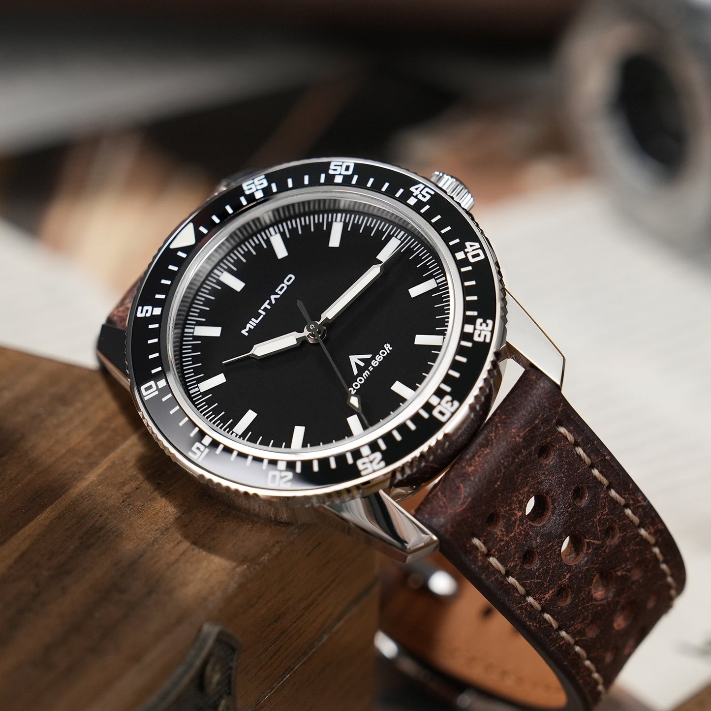 Militado 39.5mm Men Watch VH31 Sweeping Movt ML25