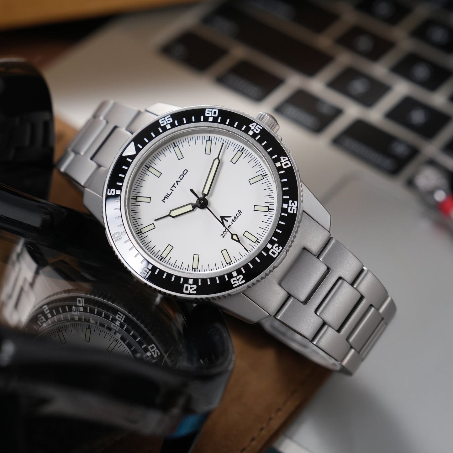 Militado 39.5mm Men Watch VH31 Sweeping Movt ML25