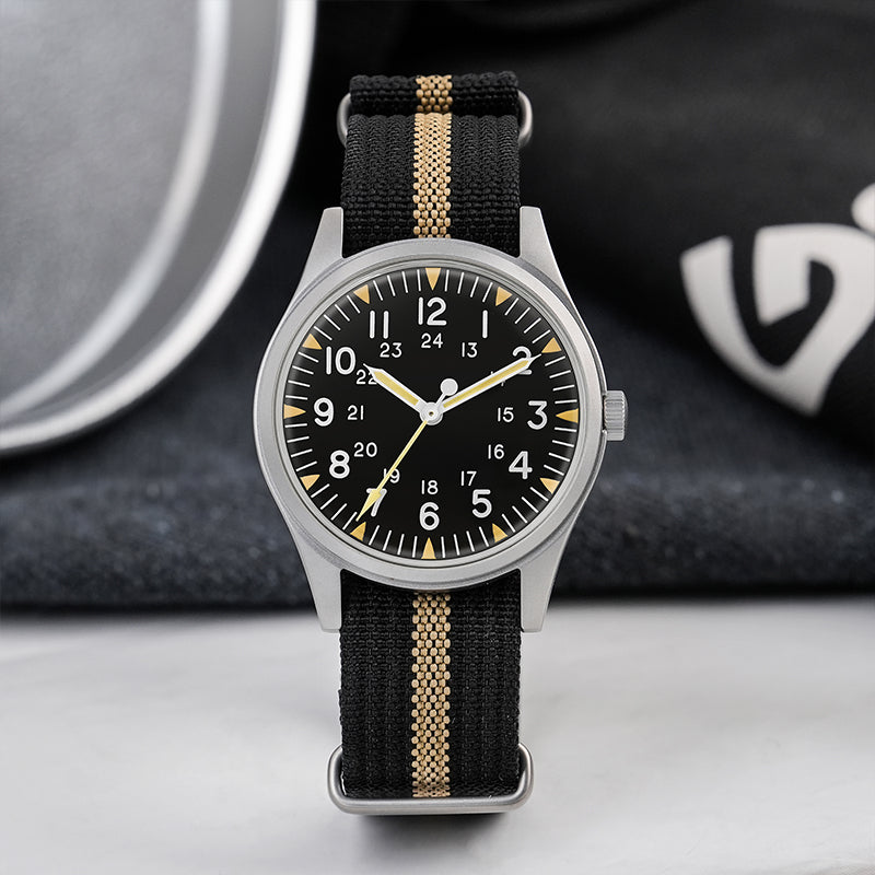 ★UK Warehouse★Militado VH31 36mm Field Watch ML07