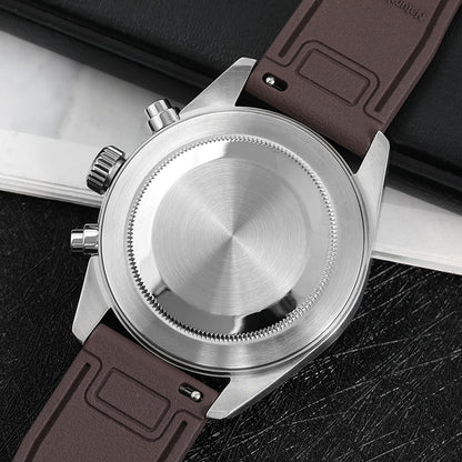 Militado 39mm Sapphire Crystal Pilot Field Chronograph Watch