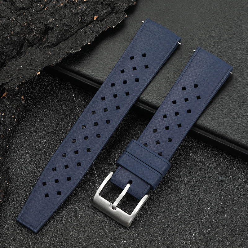 Premium-Grade Tropical FKM Rubber Watch Strap