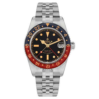 IXDAO 6542 Vintage 38MM NH34 GMT 904L Automatic Dive Watch