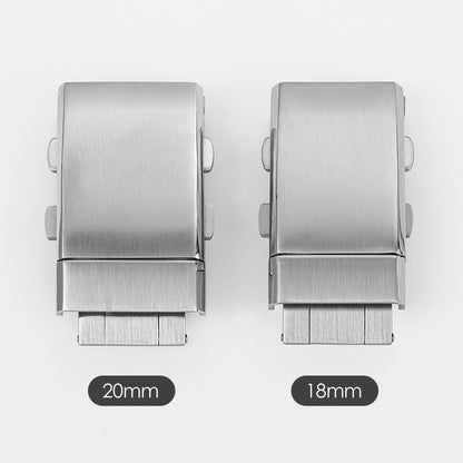 316L Stainless Steel 18mm 20mm 22mm Entendable Adjustable Folding Watch Buckle