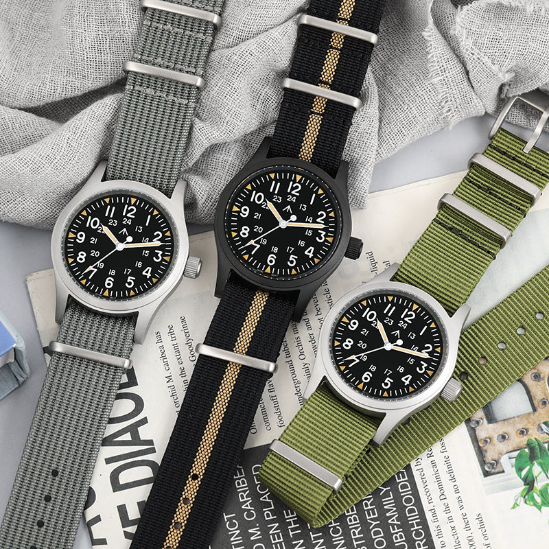 Militado ML05 38mm Sapphire Crystal Pilot Field Watch