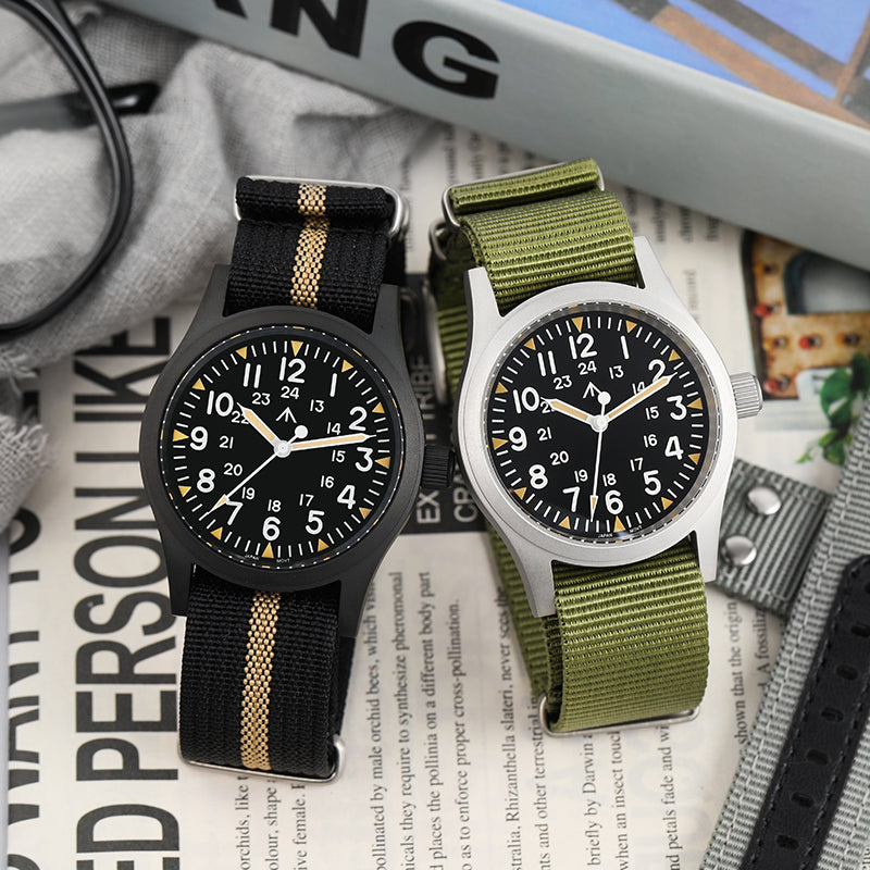 Militado ML05 38mm Sapphire Crystal Pilot Field Watch