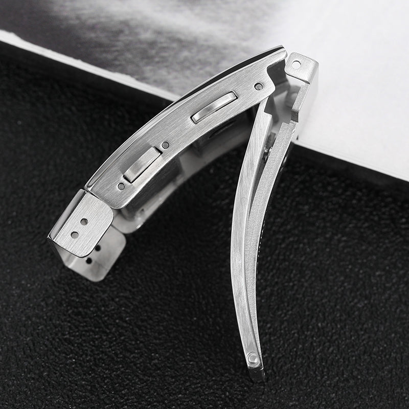316L Stainless Steel 18mm 20mm 22mm Entendable Adjustable Folding Watch Buckle