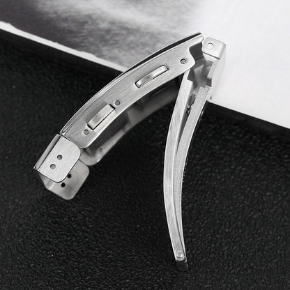 316L Stainless Steel 18mm 20mm 22mm Entendable Adjustable Folding Watch Buckle