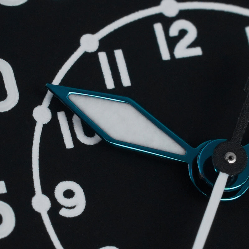 Militado 37mm Sapphire Crystal Retro Flieger Pilot Watch Ml10 V2