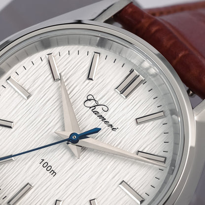 Chameri 37mm VH31 Sweep Second Quartz Watch GS04